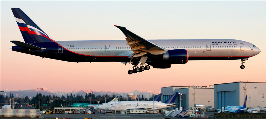 Ojsc Aeroflot   Russian Airlines Bought Boeingu0027S 777 300Er. Itu0027S The Biggest Selling Modification Of The B777. Several Hundred Of Them Are In Operation Hdpng.com  - Aeroflot Ojsc, Transparent background PNG HD thumbnail