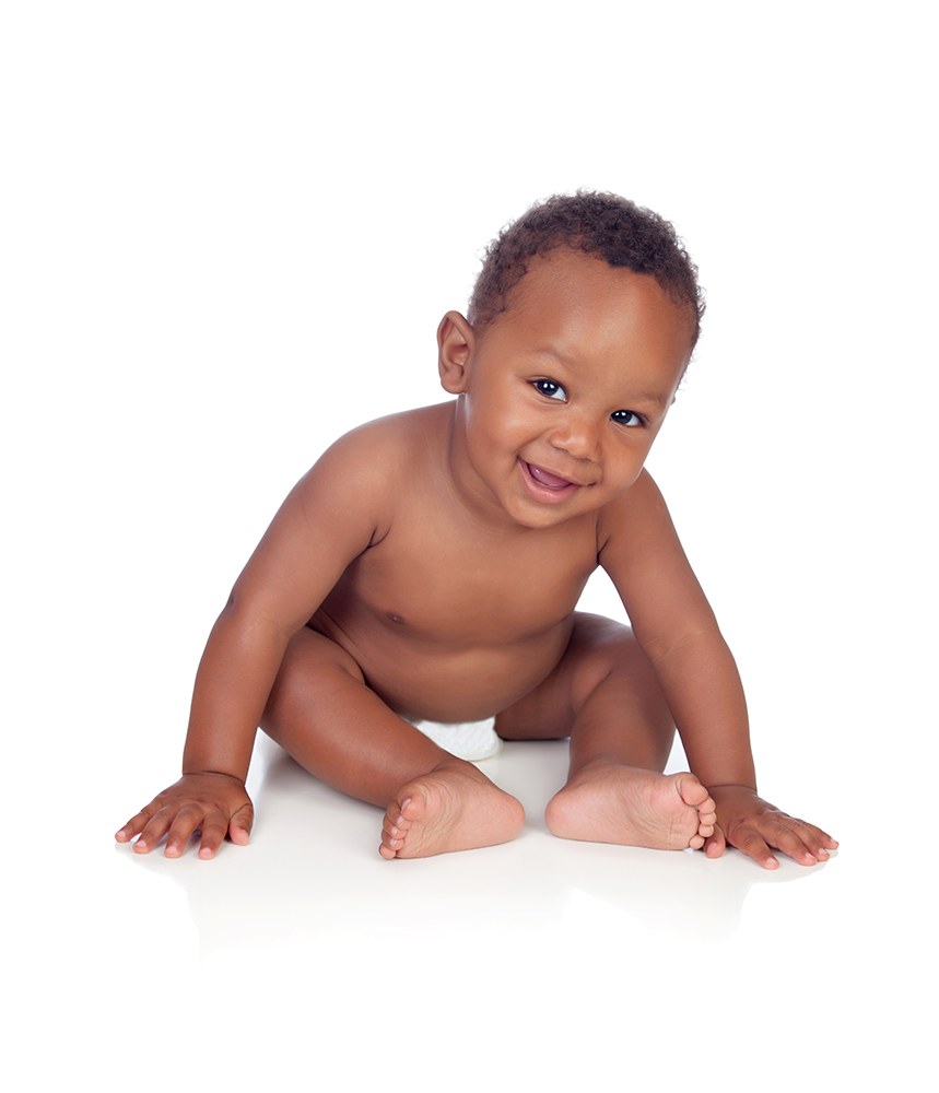 Mobilize To Support - African American Baby, Transparent background PNG HD thumbnail