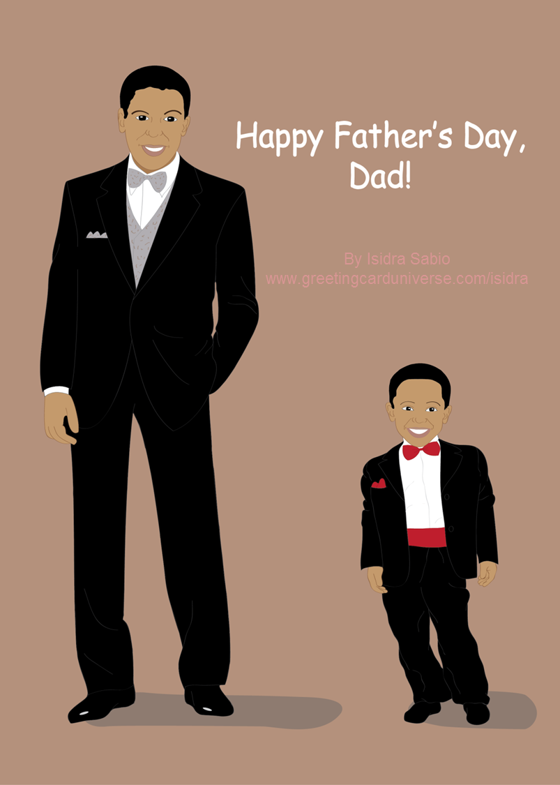 Fashion - African American Dad, Transparent background PNG HD thumbnail