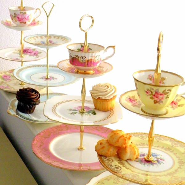 Though Itu0027S Not Secret That I Prefer Coffee To Tea, My Cup Runneth Over With Love For This Three Tiered Cupcake Stand! This Adorable Set Made Of China May Hdpng.com  - Afternoon Tea Party, Transparent background PNG HD thumbnail
