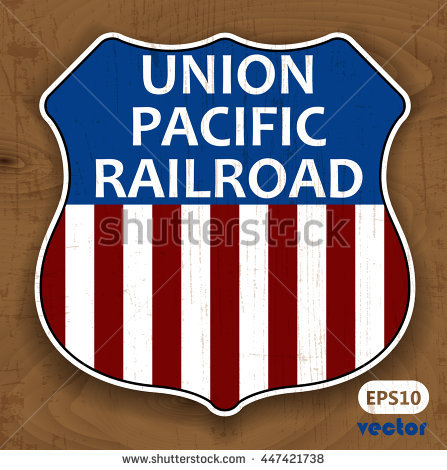 Union Pacific Railroad. Vintage Sign. Vector.   Union Pacific Vector Png - Agroexpo 2007 Vector, Transparent background PNG HD thumbnail