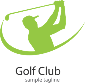 Ahoi Golf Club vector logo . 