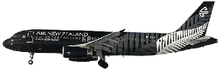 Air New Zealand Airbus A320 Crazy About Rugby. - Air New Zealand, Transparent background PNG HD thumbnail