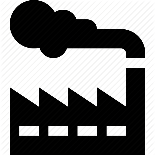Air Pollution, Factory, Industry, Manufacture, Plant, Smoke Icon - Air Pollution Black And White, Transparent background PNG HD thumbnail