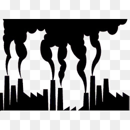Serious Pollution Of The Air - Air Pollution Black And White, Transparent background PNG HD thumbnail