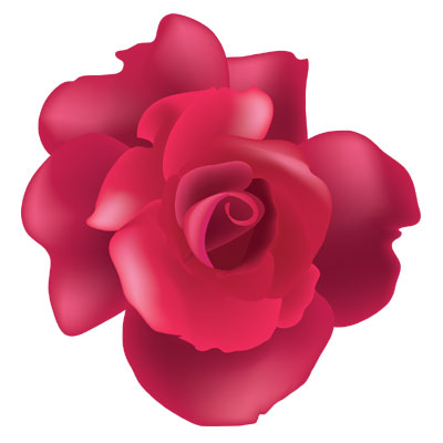 Vector Rose By Melemel On Clipart Library - Air Rose Vector, Transparent background PNG HD thumbnail