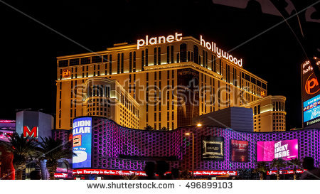 Las Vegas, Nevada/usa   August 3 : Night Scene Along The Strip Towards - Aladdin Las Vegas Vector, Transparent background PNG HD thumbnail