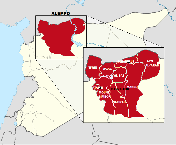 File:aleppo Governorate With Districts.png - Aleppo, Transparent background PNG HD thumbnail