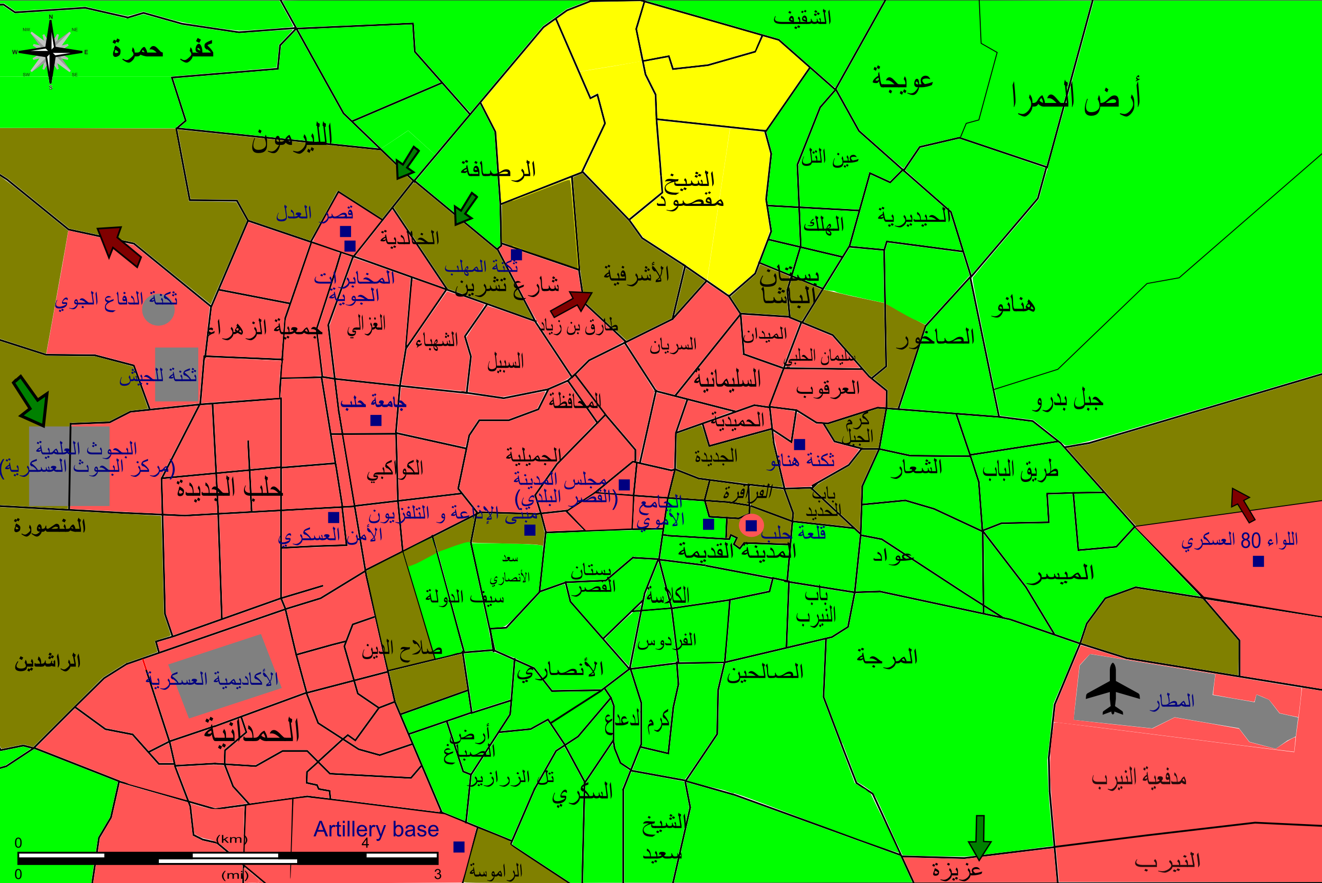 File:battle Of Aleppo Map Ar.png - Aleppo, Transparent background PNG HD thumbnail