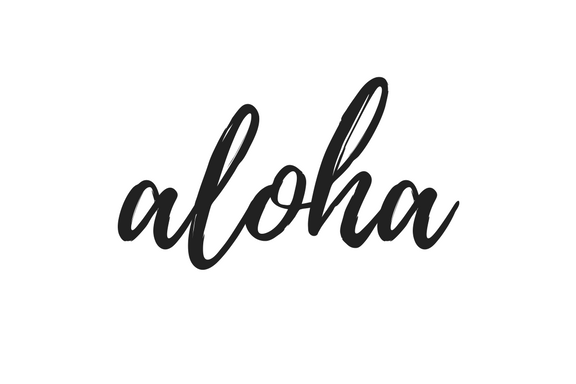 Aloha Style vector