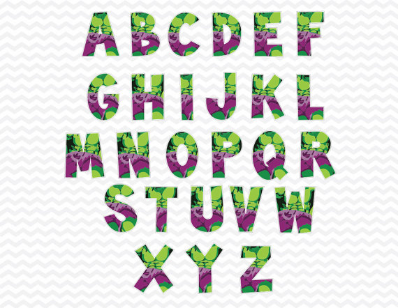 Hulk Alphabets Superhero Alphabet Png Superhero By Abcsongshop - Alphabets, Transparent background PNG HD thumbnail