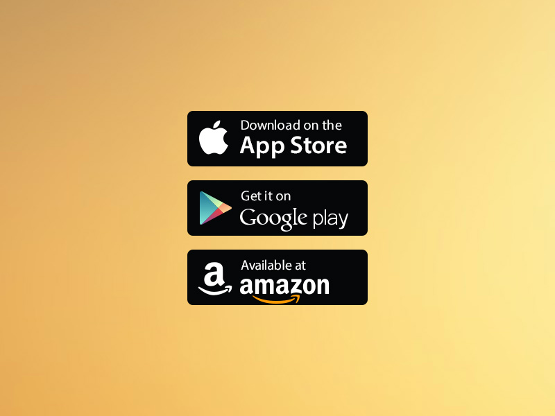 Free Vector App Store/google Play/amazon Badges By Kevin Lee   Dribbble - Amazon Badges Vector, Transparent background PNG HD thumbnail