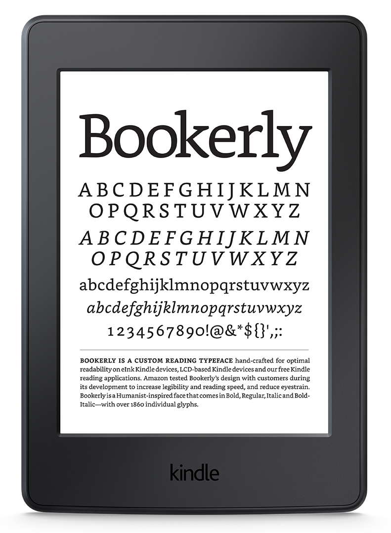 Bookerly The Font For Readers   Amazon Kindle Png - Amazon Kindle Vector, Transparent background PNG HD thumbnail
