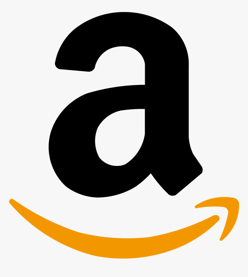 Transparent White Amazon Logo