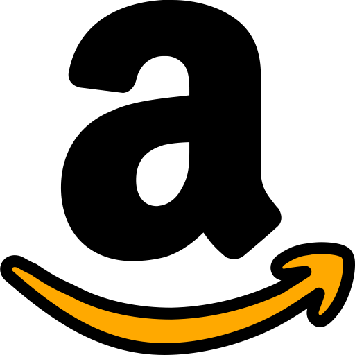 Transparent White Amazon Logo