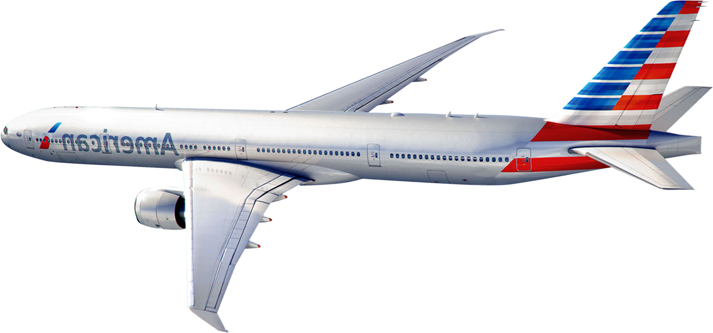 American Airlines Passenger Plane Png Clipart - American Airlines, Transparent background PNG HD thumbnail