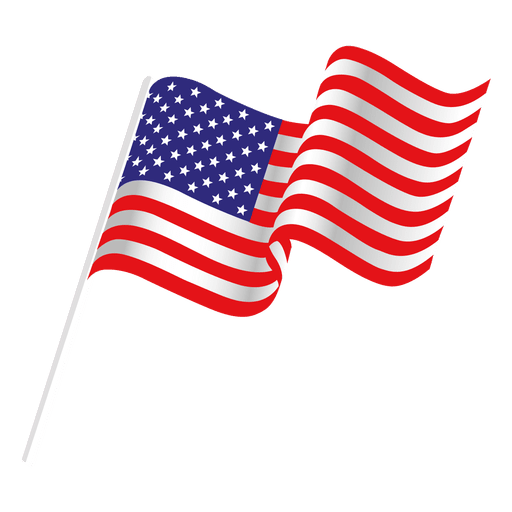 USA flag PNG image with trans