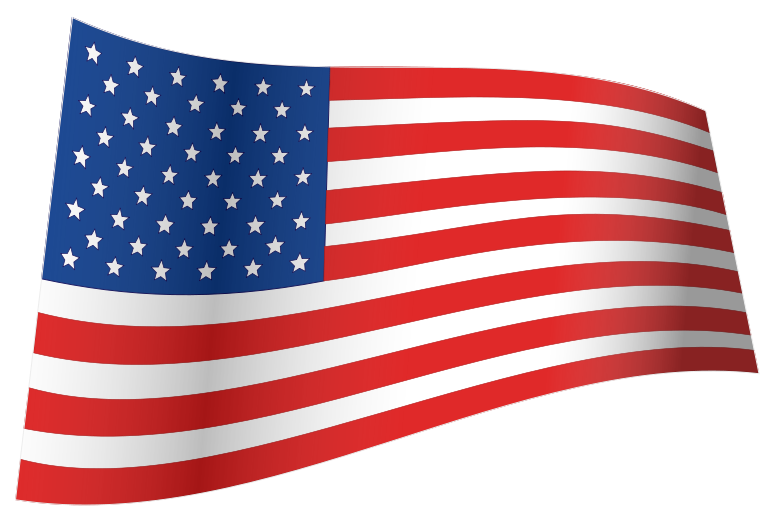 America Flag Png PNG Image