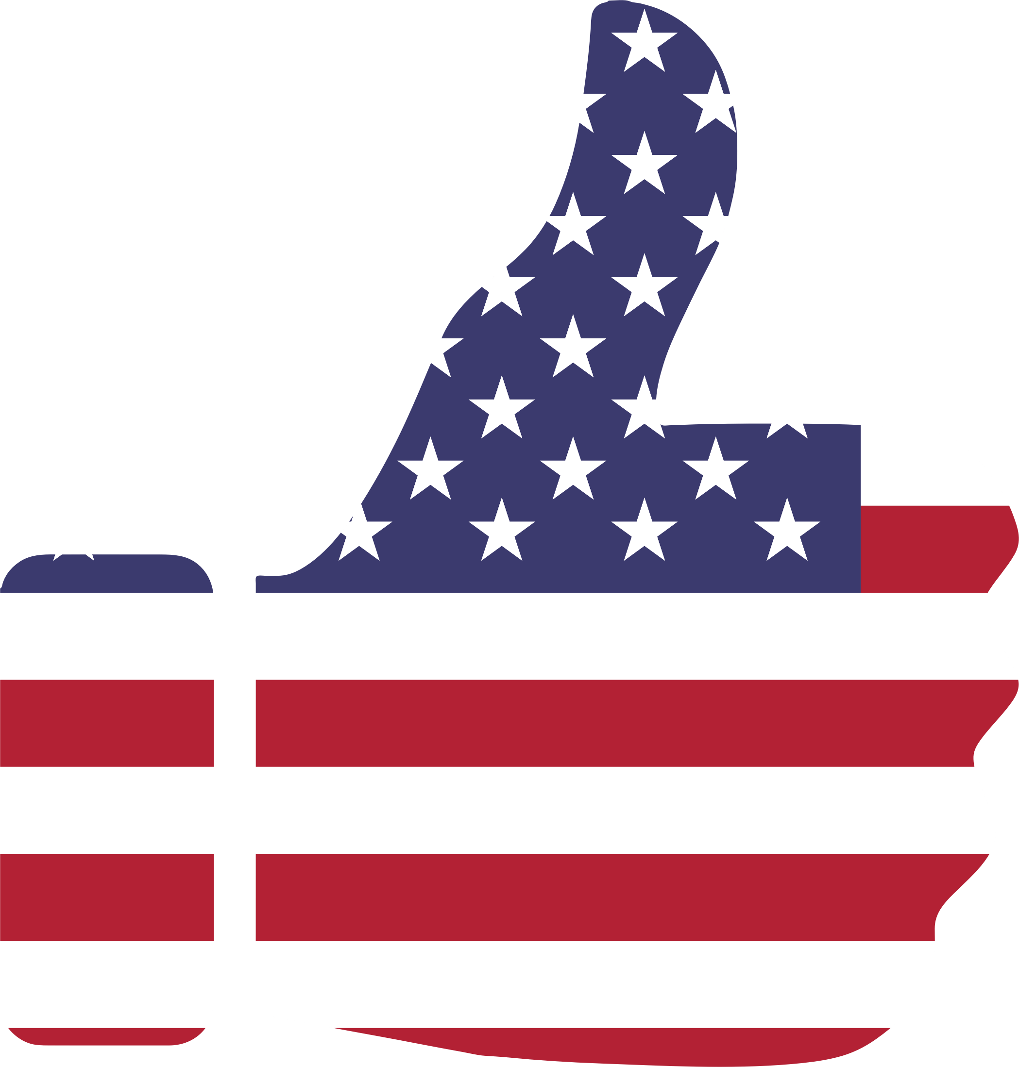 Thumb Up American Flag - American Flag Transparent, Transparent background PNG HD thumbnail