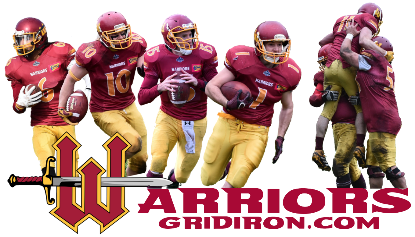 Warriors Gridiron Club - American Football Team, Transparent background PNG HD thumbnail