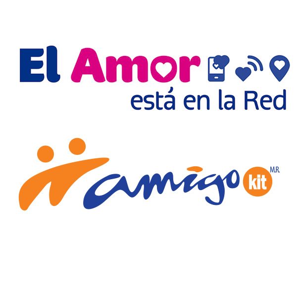 Logo Amigo Kit El Amor Esta En La Red Con Amigo De Telcel - Amigo Kit, Transparent background PNG HD thumbnail