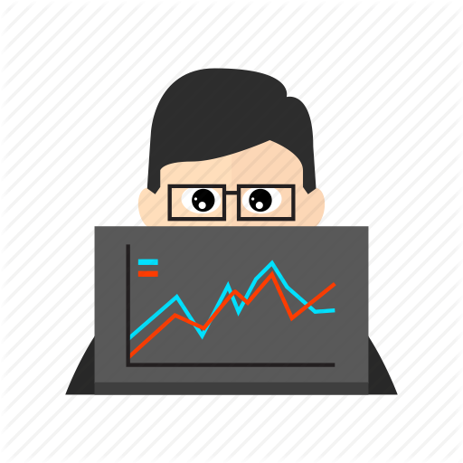 Analysis, Analyst, Analytics, Chart, Computer, Data, Laptop Icon - Analyst, Transparent background PNG HD thumbnail