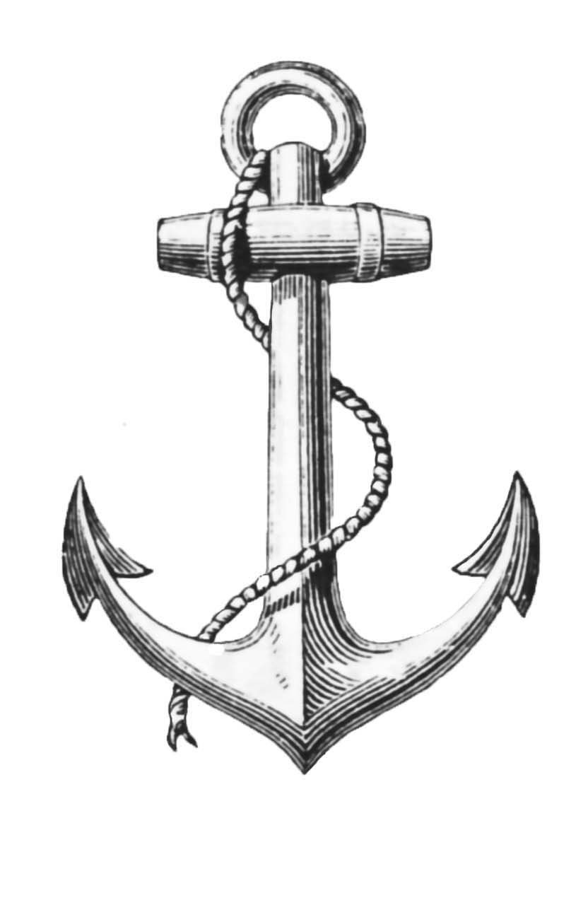Anchor And Rope Tattoo Design Idea - Anchor Tattoos, Transparent background PNG HD thumbnail