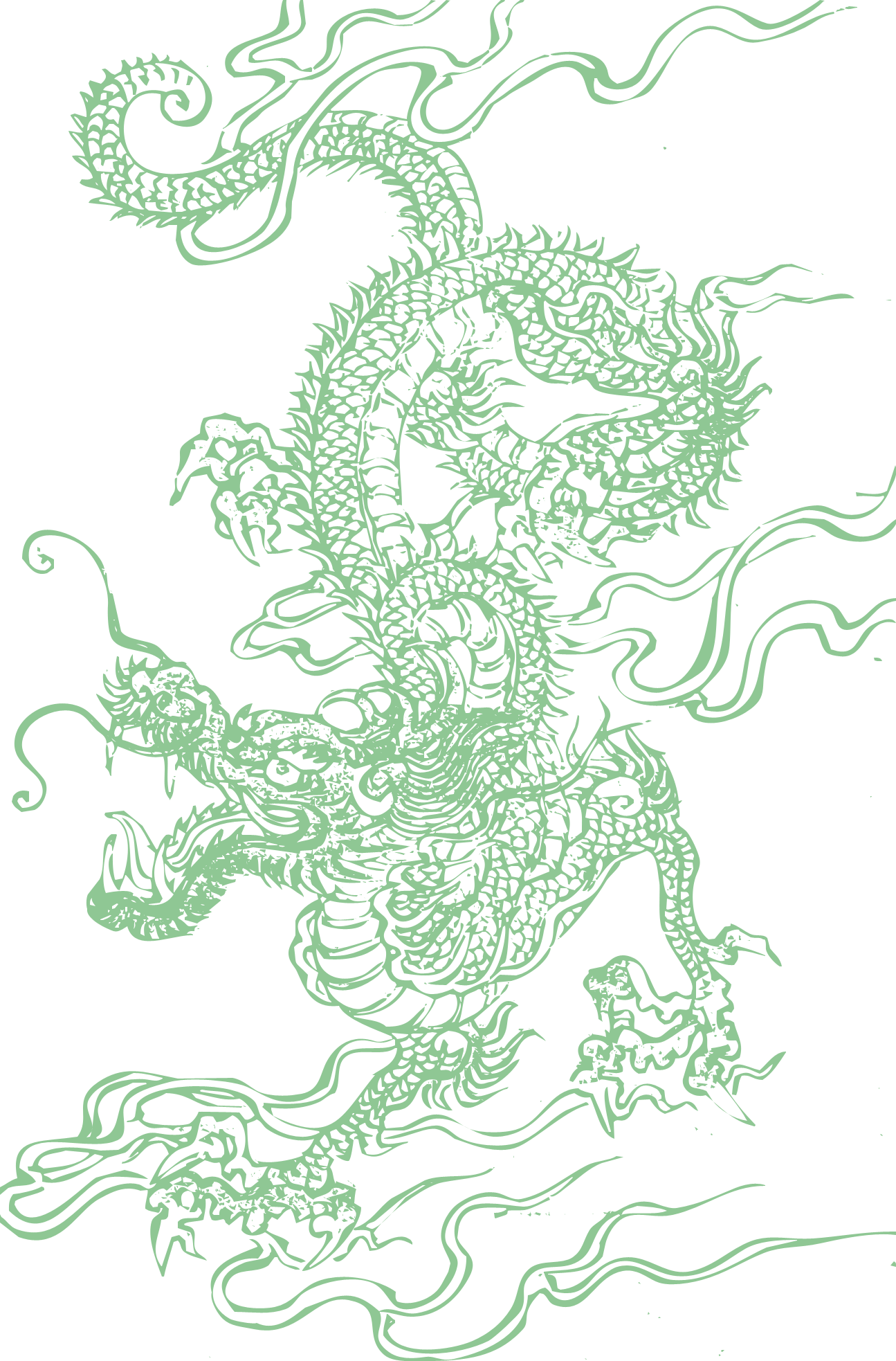 File:Green Chinese dragon.PNG, Ancient China PNG HD - Free PNG