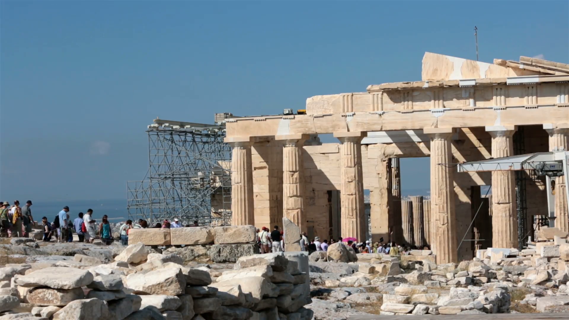 Athens Greece Ancient Parthenon Tourists Fast Hd 4303 Stock Video Footage   Videoblocks - Ancient Greece, Transparent background PNG HD thumbnail
