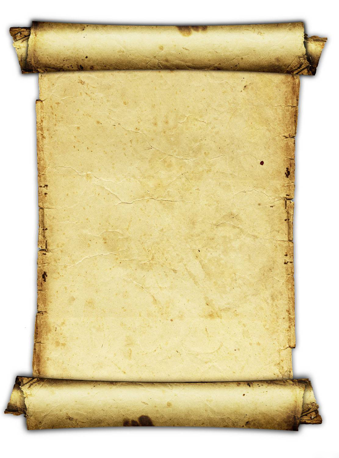 Parchment paper scroll clipar