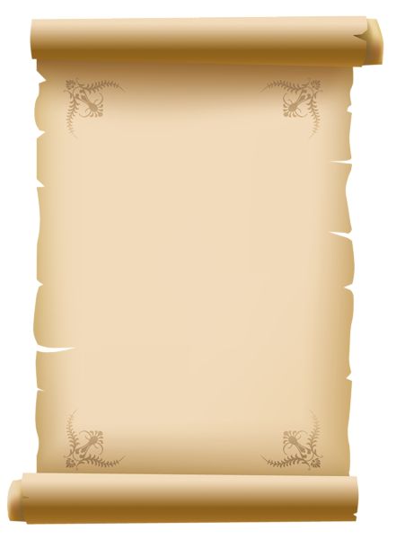Scrolled Old Decorative Paper Png Clipart Picture - Ancient Letter Roll, Transparent background PNG HD thumbnail