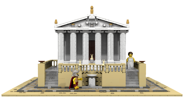 Ancient Roman Temples Are Among The Most Visible Archaeological Remains Of Roman Culture, And Are A Significant Source For Roman Architecture. - Ancient Rome Architecture, Transparent background PNG HD thumbnail