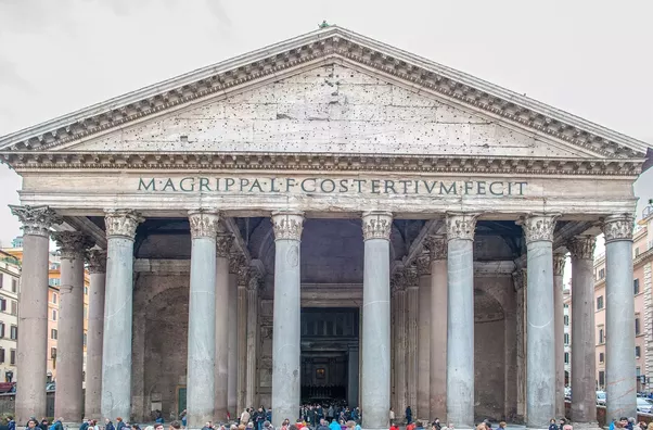 The Most Beautiful Assembly Of Monolithic Columns Still Standing Is Perhaps The Pantheon, Rome - Ancient Rome Architecture, Transparent background PNG HD thumbnail