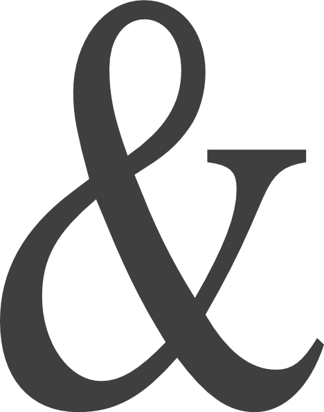 The Ampersand And Pound Sign - And Sign, Transparent background PNG HD thumbnail