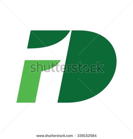 Letter Mark D, F, And 1. Logo Vector. - And1 Vector, Transparent background PNG HD thumbnail