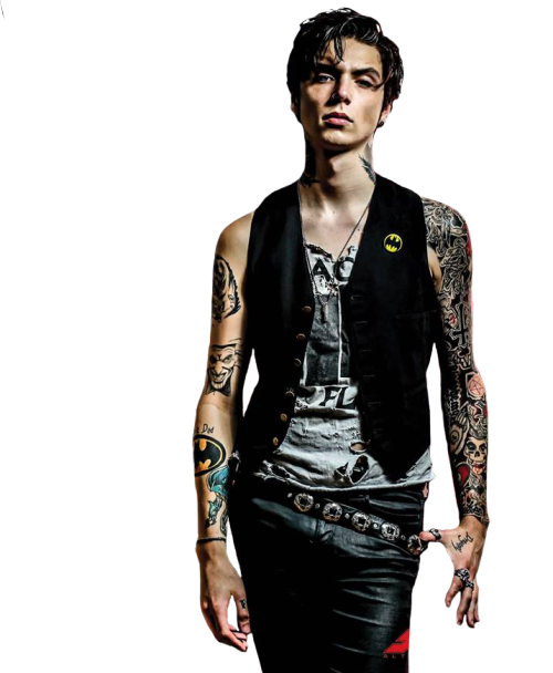 Andy Sixx Free Download Png Png Image - Andy Biersack, Transparent background PNG HD thumbnail