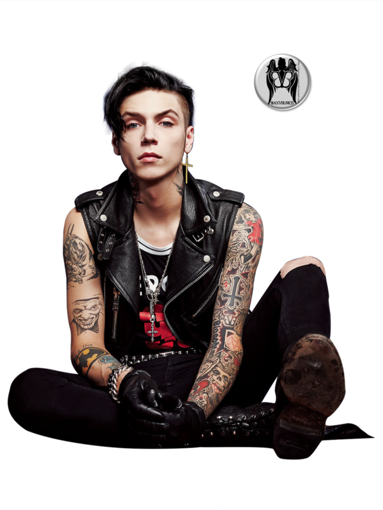 Filename: Andy_Biersack___Render_4_By_Brokenseed D8Zpm0S.png - Andy Biersack, Transparent background PNG HD thumbnail