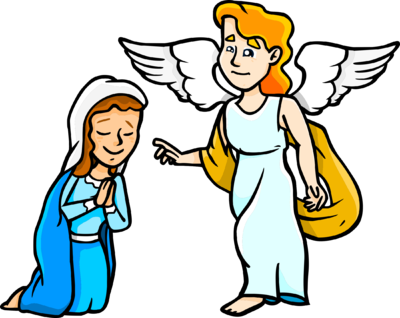 Mary And Gabriel - Angel Gabriel, Transparent background PNG HD thumbnail