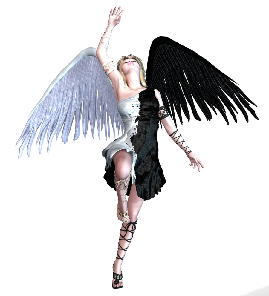 . Hdpng.com Angel Blk And White Wings Png By Variety Stock - Angel Warrior, Transparent background PNG HD thumbnail