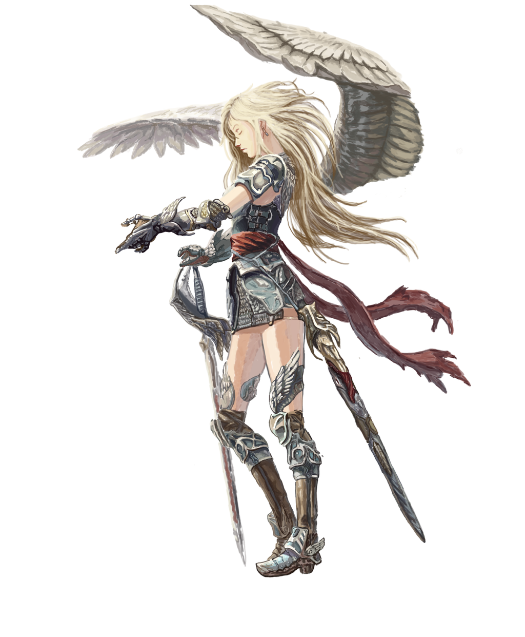 Angel Mujer By Recochemix Angel Mujer By Recochemix - Angel Warrior, Transparent background PNG HD thumbnail