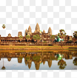 Angkor Wat In Cambodia, Angkor Wat In Cambodia, Landscape, Poster Background Png Image - Angkor Wat, Transparent background PNG HD thumbnail