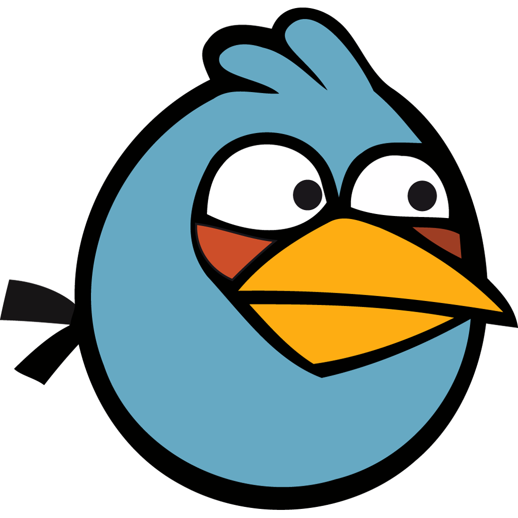 Blue Angry Birds Clipart - Angry Birds, Transparent background PNG HD thumbnail