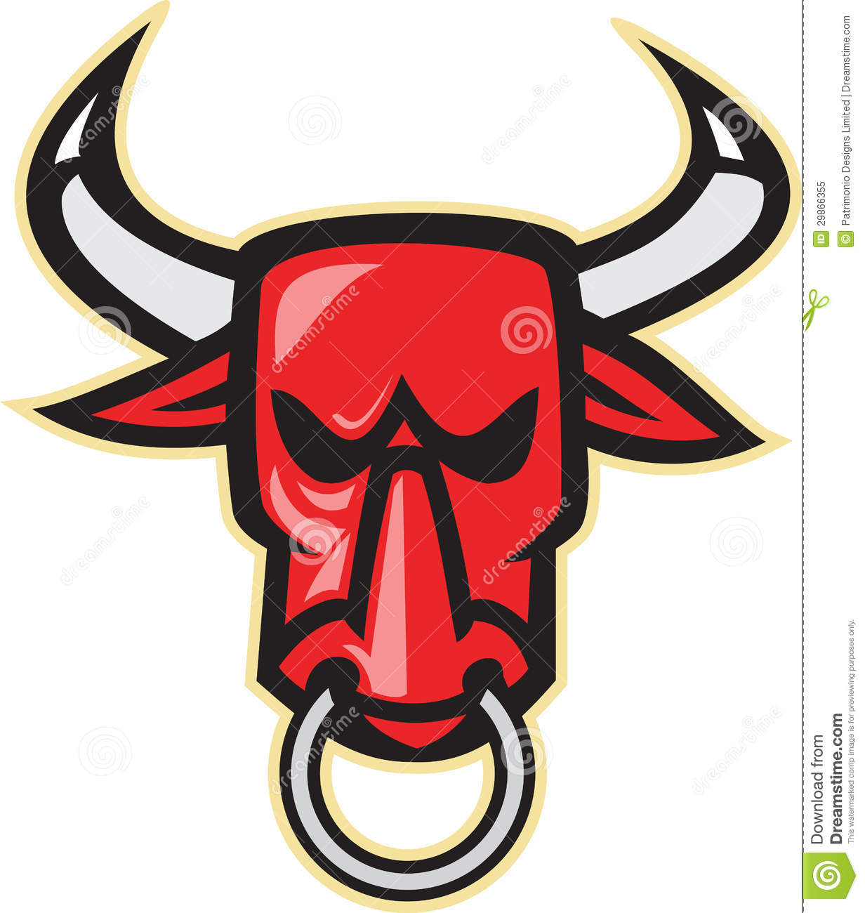 Raging Angry Bull Head - Angry Bull, Transparent background PNG HD thumbnail