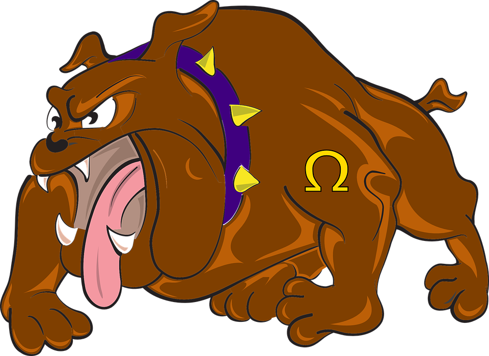 Bulldog Cartoon Angry Dog Attacking Animal - Angry Dog, Transparent background PNG HD thumbnail