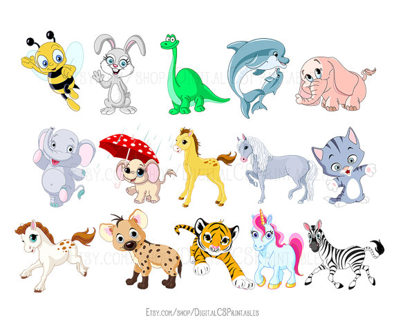 Cute Animal Clipart Cute Clipart Safari Animal Clipart Animal Png Kids Clipart Wild Animals Kids Clip Art Cute Clip Art From Digitalcsprintables On Etsy Hdpng.com  - Animal For Kids, Transparent background PNG HD thumbnail