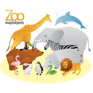 12 Free Vector Zoo Animals - Animals At The Zoo, Transparent background PNG HD thumbnail