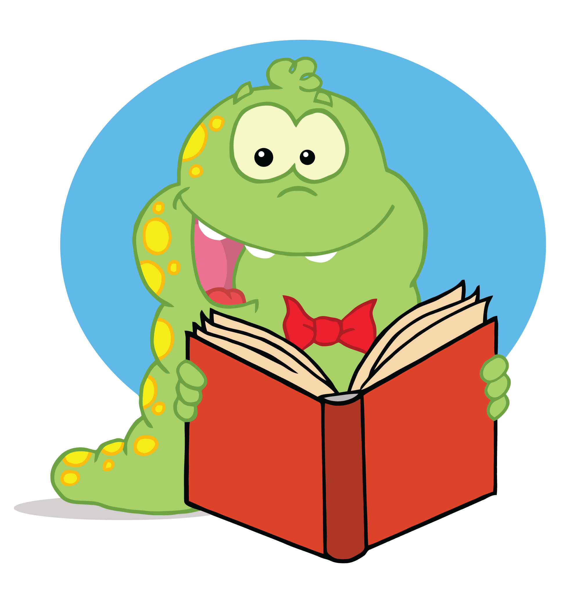 Animals Reading Clipart - Animals Reading, Transparent background PNG HD thumbnail
