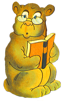 Cow With Milkcan, Reading Bear With Glasses - Animals Reading, Transparent background PNG HD thumbnail