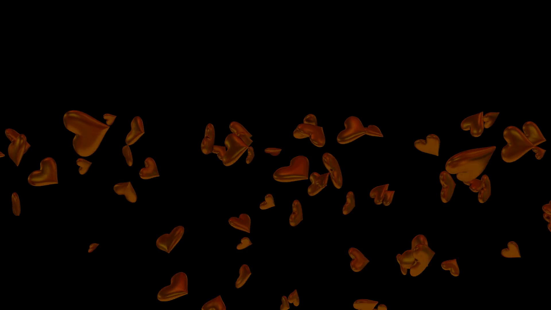 Animated Exploding, Dancing A Lot Of Chocolate Hearts Against Transparent Background In 4K. Alpha Channel Embedded With 4K Png File. - Animated Dancing, Transparent background PNG HD thumbnail