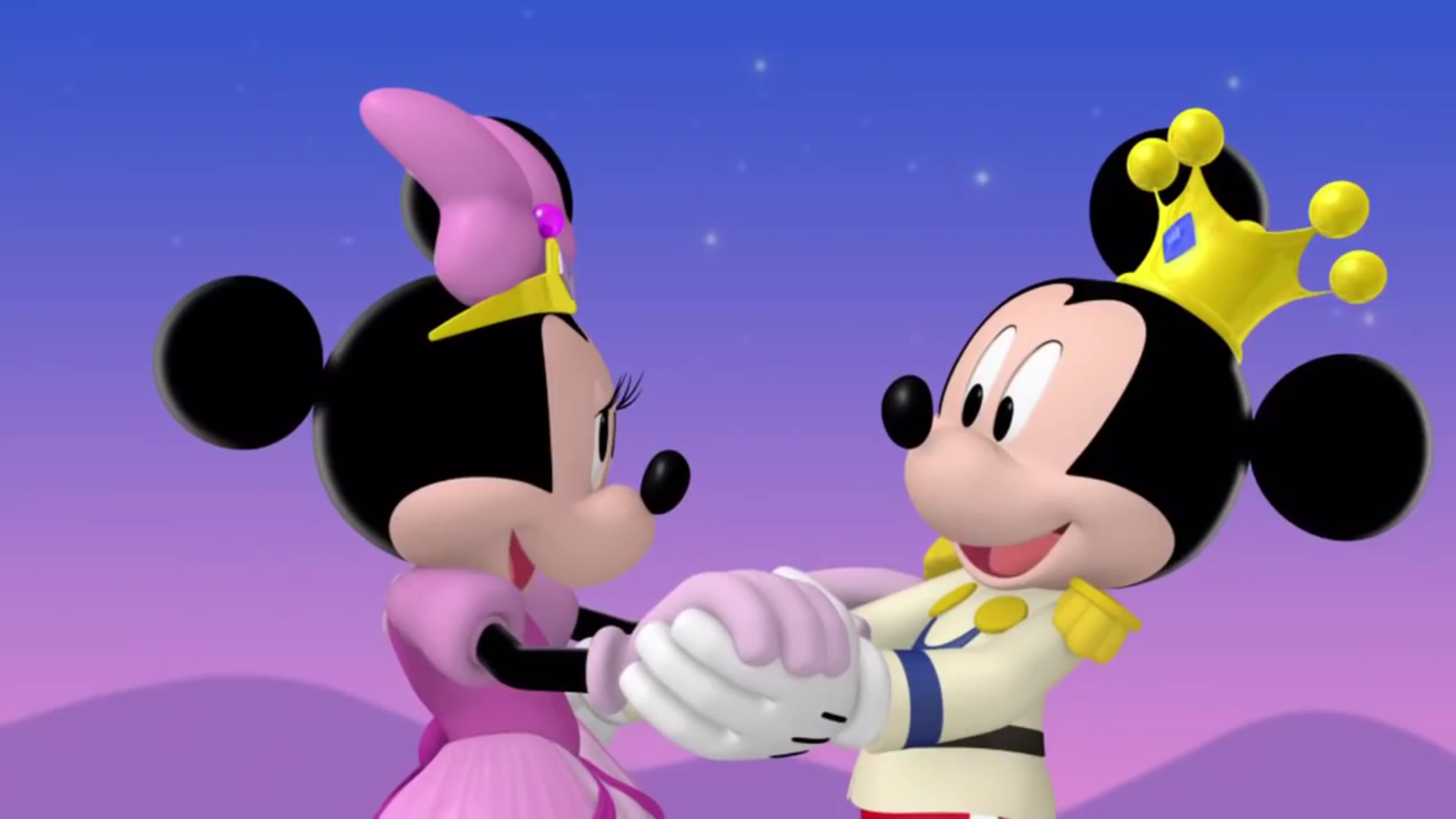 Prince Mickey And Princess Minnie Rella   Dance.png - Animated Dancing, Transparent background PNG HD thumbnail